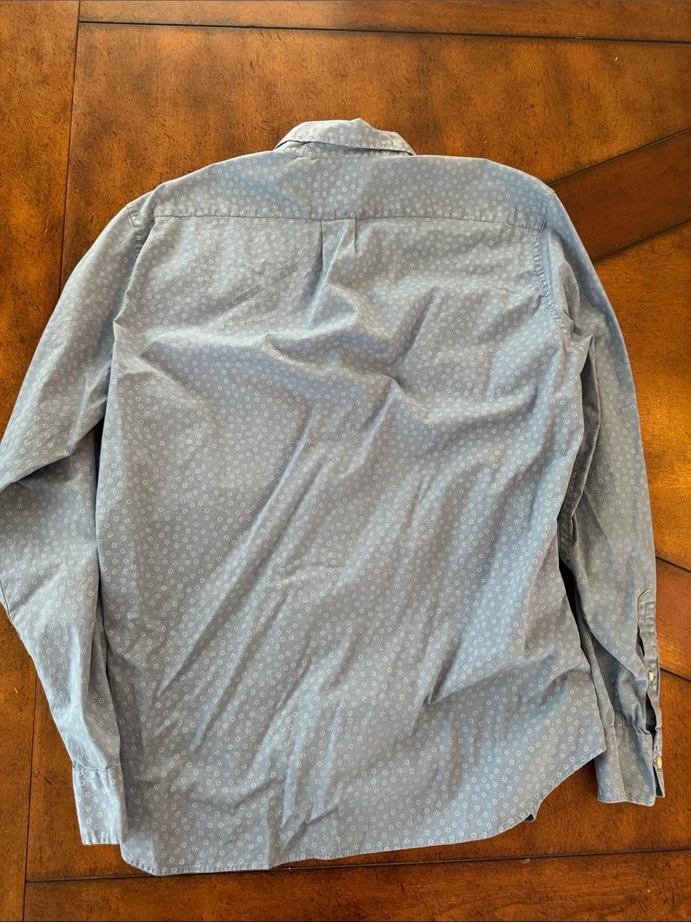 J. Crew Light Blue Printed Button-Down Shirt